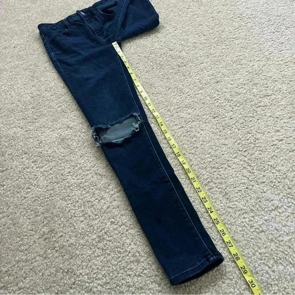 American Eagle Hi Rise Jeggings Pants Blue Women’s Size 0 Regular AEO Denim - Picture 7 of 12